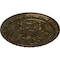 Ekena Millwork Baile Ceiling Medallion (Fits Canopies up to 3 1/4"), Hand-Painted Brass, 20"OD x 1 5/8"P CM20BLBRS - alternate 3